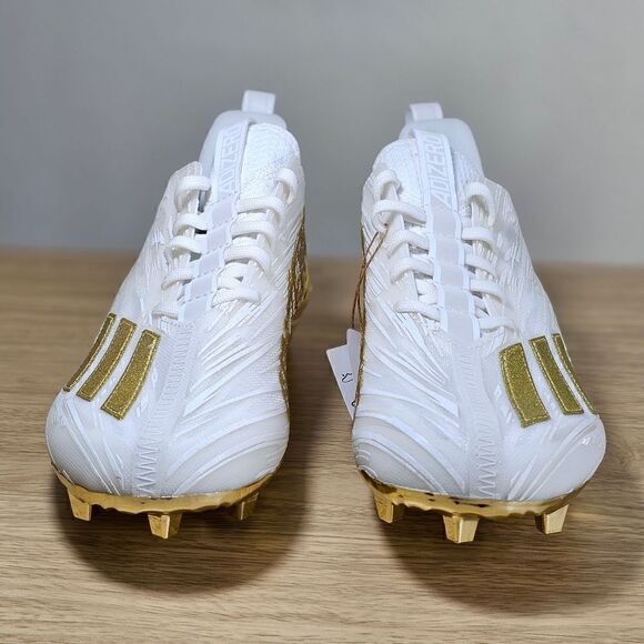 Adidas Adizero Football Cleats Gold White Men's Sz 14 Primeknit GX5122 Freak New - Picture 10 of 15